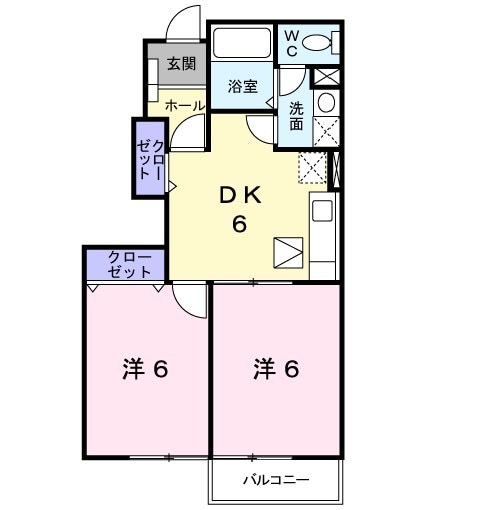 サンリット淀平Aの間取り
