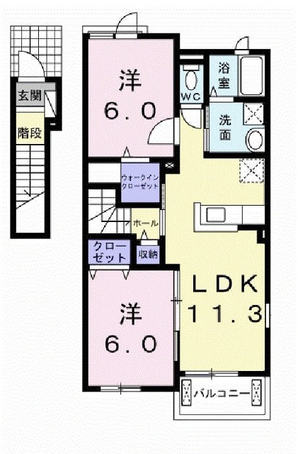 ウッドヴィレッジの間取り