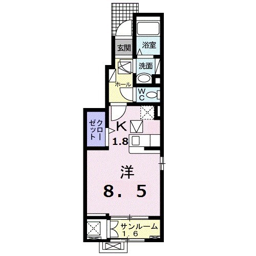 カイロス若の宮の間取り
