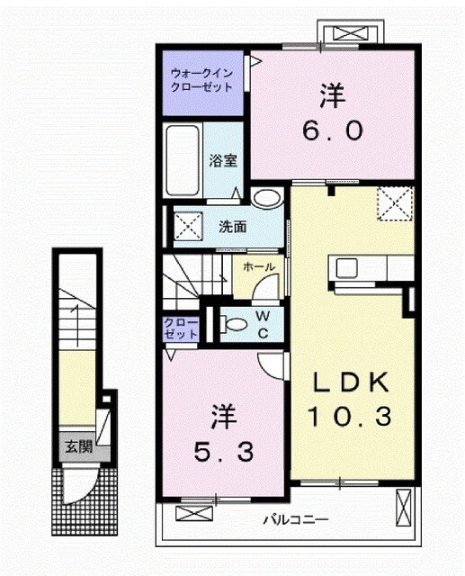 アルドールの間取り