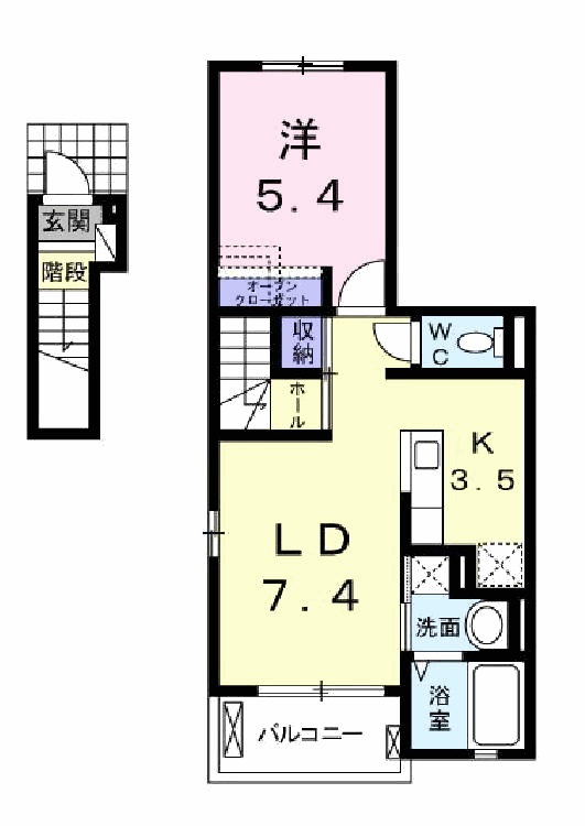 プロムナードⅡの間取り