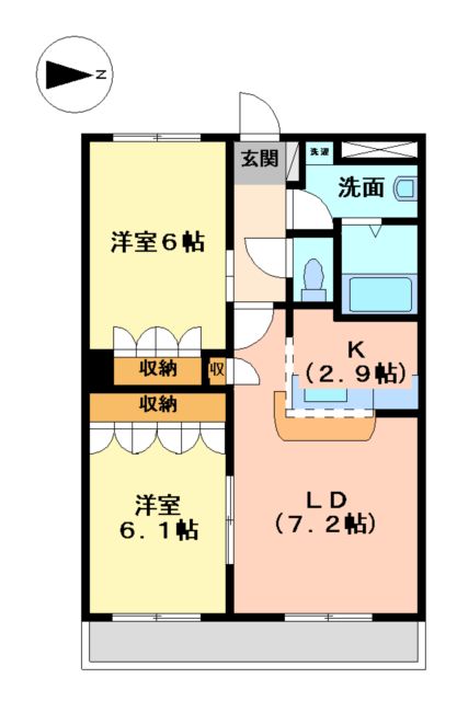 リヴィエールの間取り