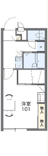 レオパレスプラムの間取り