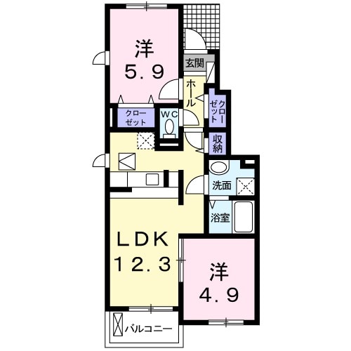 カレントCの間取り