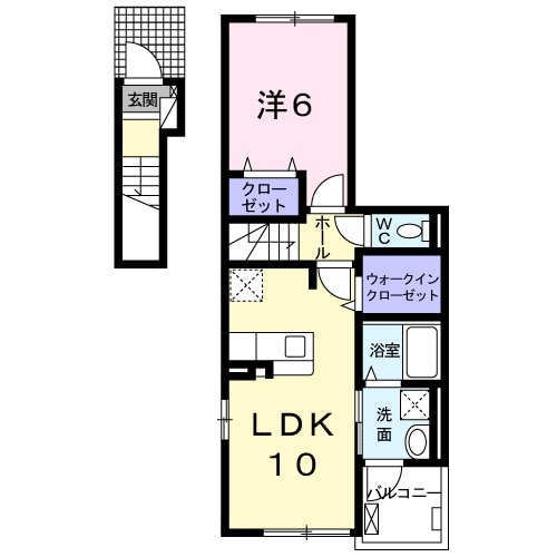 リアーレⅡの間取り