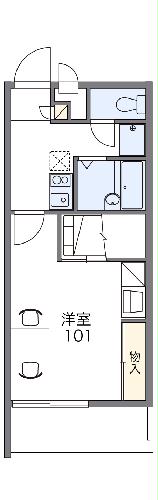 レオパレスバンリュの間取り