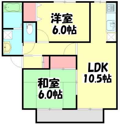 グランドハイツの間取り
