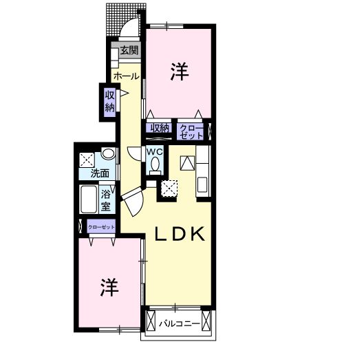 ラフィネの間取り