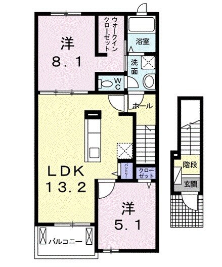 ラブリー・K Ⅲの間取り