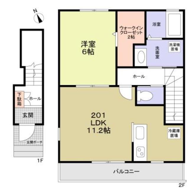 メゾンブランカの間取り