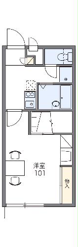 レオパレスメイホワールの間取り