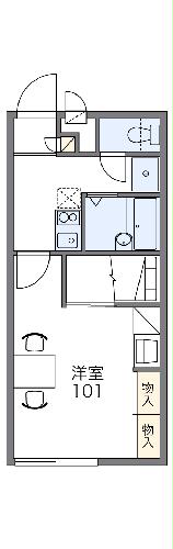 レオパレスジュリアンの間取り