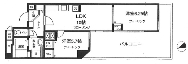 ヴルーム国立の間取り