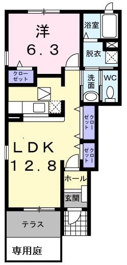 ヴィオラ　メゾンⅡの間取り