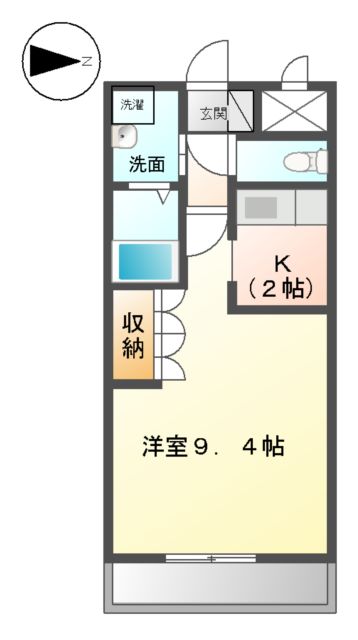 ルーム新町の間取り