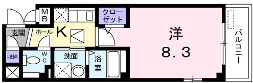 バルビゾンⅠの間取り
