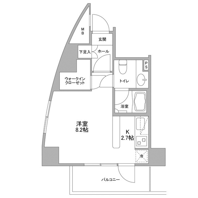 コンフォリア東中野ＤＥＵＸの間取り