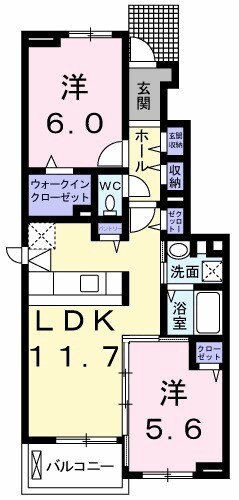 ウィステリアタウン Ⅷの間取り