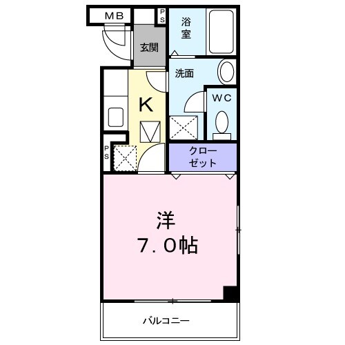 クラール 富士見の間取り