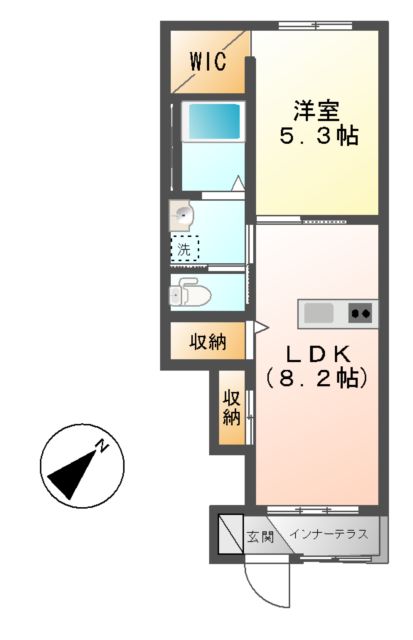 CreekⅡ(クリーク2)の間取り