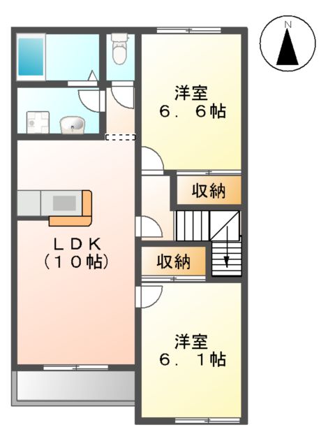 クレスト フィールドⅡの間取り