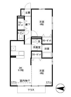 サウスベルの間取り