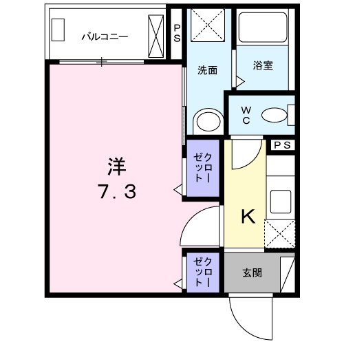 エスケークインテットの間取り