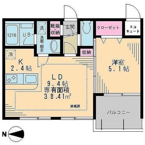 イーストポイント中野の間取り