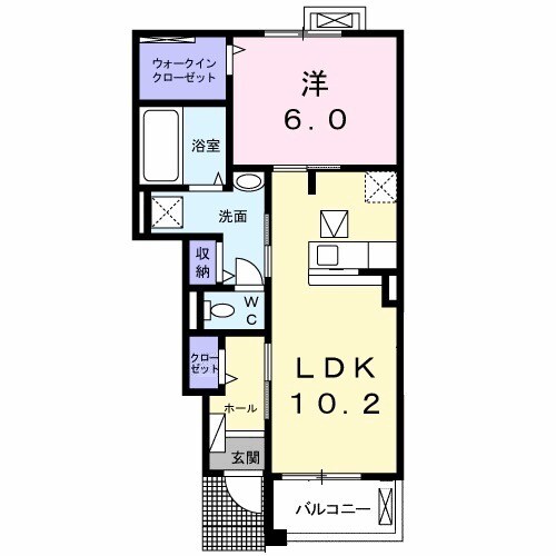 アゼリア月の間取り