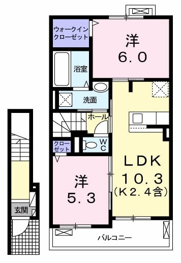 グリーン クレールの間取り