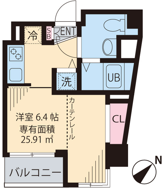 ヴィラージュ高円寺の間取り