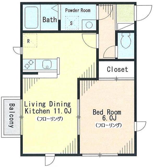 ソレアード諏訪坂の間取り