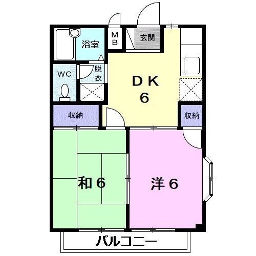 ハイライズ大和２の間取り