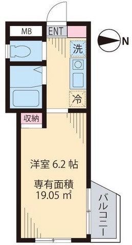 ルーチェ中野中央の間取り