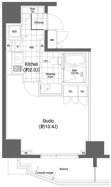 BPRレジデンス恵比寿の間取り