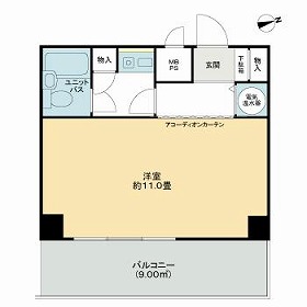 三田富洋ハイツの間取り