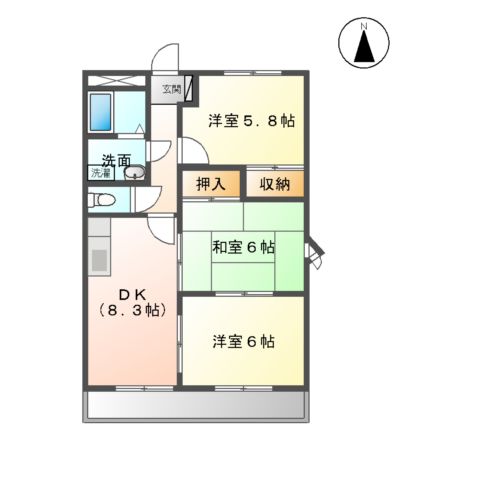 グランドールの間取り