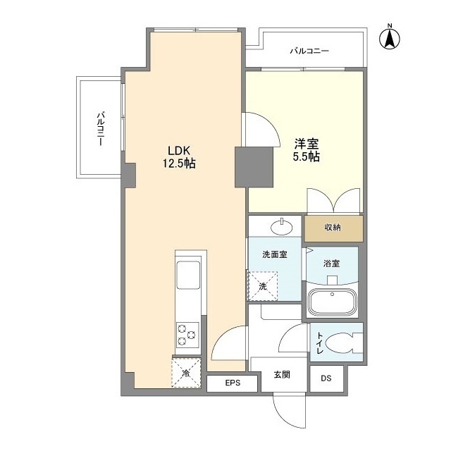 ベルファン西麻布の間取り