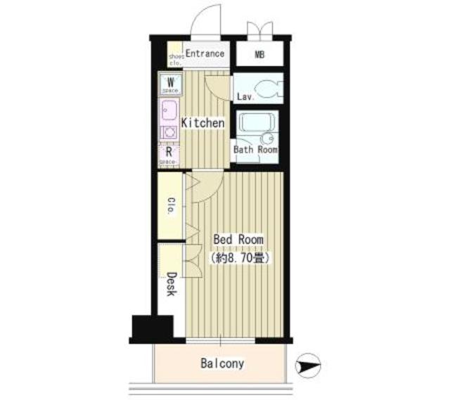 協和高輪マンションの間取り