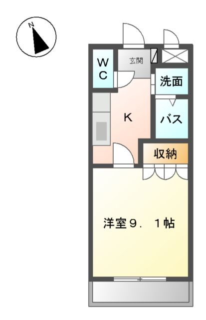 サニーパレスの間取り