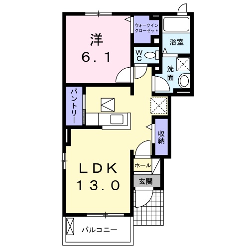 ニューサンリット Ⅰの間取り