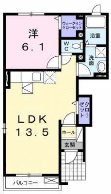 メゾン ラフレシール Ⅰの間取り