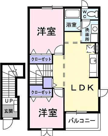 プリムヴェールの間取り
