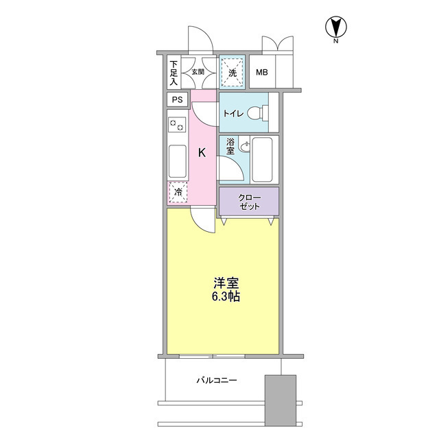 プロスペクト・グラーサ広尾の間取り