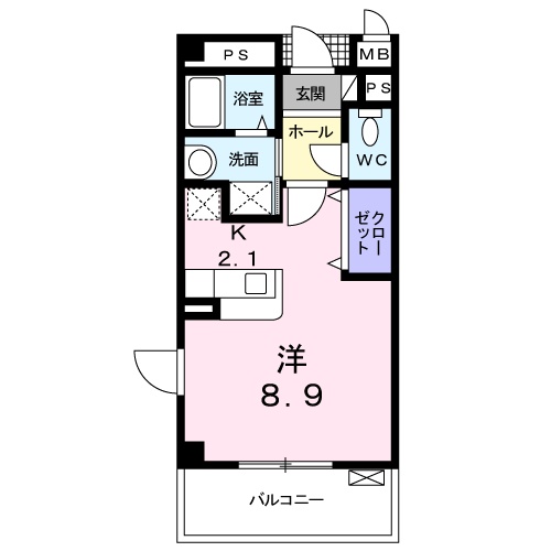 マーベラスの間取り