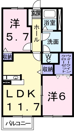 プラトーAの間取り