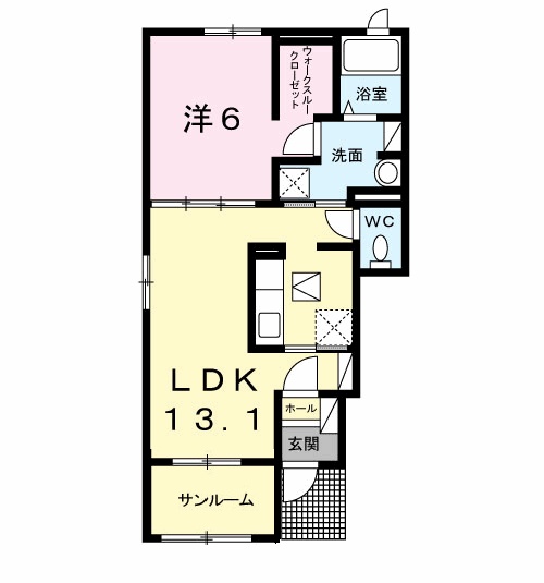 シーガルポートⅠの間取り