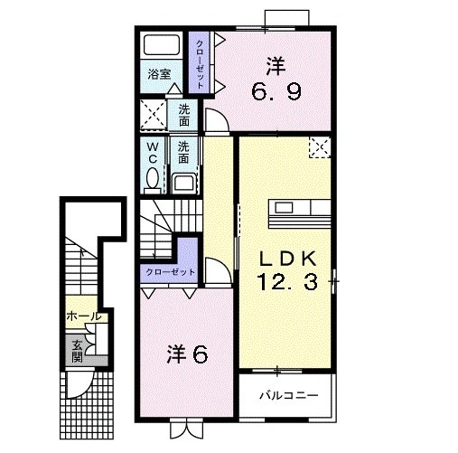 グレイスカーサの間取り