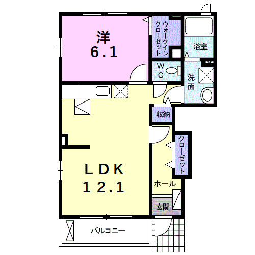 セレーノⅠの間取り