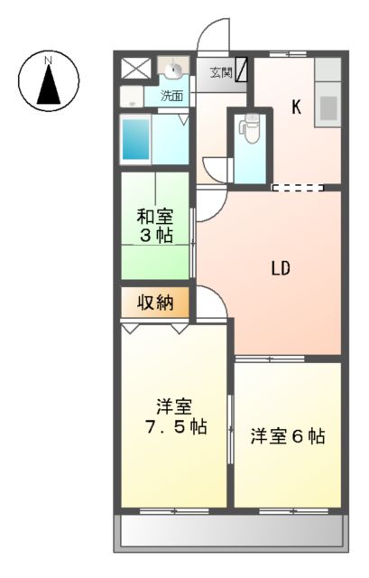 プリムローズの間取り